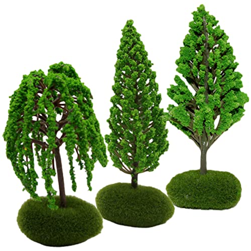 HOODANCOS 3Stücke Diorama Bäume für DIY Realistische Miniaturbäume für Sandtischdekoration für Szenenlayouts und Modellbau HOODANCOS 3Stücke Diorama Bäume für DIY Realistische Miniaturbäume für Sandtischdekoration für Szenenlayouts und Modellbau von HOODANCOS
