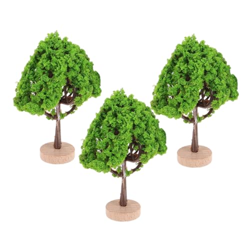 HOODANCOS 3Stücke Miniatur Bäume für Diorama und Modellbau Realistische Landschaftsbaum mit Basis für Mikrolandschaften und Zuglandschaften Langlebig und Authentisch HOODANCOS 3Stücke Miniatur Bäume für Diorama und Modellbau Realistische Landschaftsbaum mit Basis für Mikrolandschaften und Zuglandschaften Langlebig und Authentisch von HOODANCOS