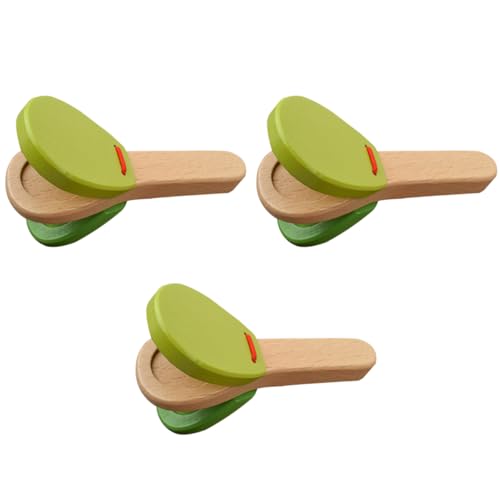 HOODANCOS 3Stücke Teiliges Holz Kastagnetten Pädagogisches für Kleinkinder Musik und Rhythmus zur Verbesserung der Hand Augen Koordination und Hörfähigkeit HOODANCOS 3Stücke Teiliges Holz Kastagnetten Pädagogisches für Kleinkinder Musik und Rhythmus zur Verbesserung der Hand Augen Koordination und Hörfähigkeit von HOODANCOS