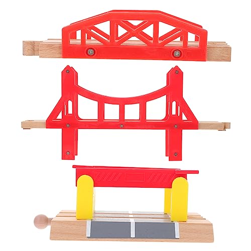 HOODANCOS 3Stücke Teiliges Holz Zugbrücken Zubehör für Eisenbahnen Erweiterung für Holzschienen für Jahren Langlebig und Sicher Einfache Montage Perfektes für Kreatives HOODANCOS 3Stücke Teiliges Holz Zugbrücken Zubehör für Eisenbahnen Erweiterung für Holzschienen für Jahren Langlebig und Sicher Einfache Montage Perfektes für Kreatives von HOODANCOS