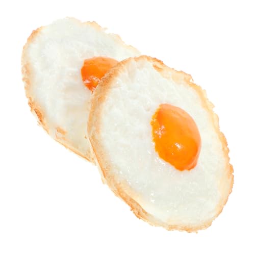 HOODANCOS 4 Stück Dekorative Fake Eier aus Resin Realistische Frittierte Eier für Fotografie Rollenspiele und Küchen Dekoration Lebensechte Nachbildung für Displays und Requisiten HOODANCOS 4 Stück Dekorative Fake Eier aus Resin Realistische Frittierte Eier für Fotografie Rollenspiele und Küchen Dekoration Lebensechte Nachbildung für Displays und Requisiten von HOODANCOS