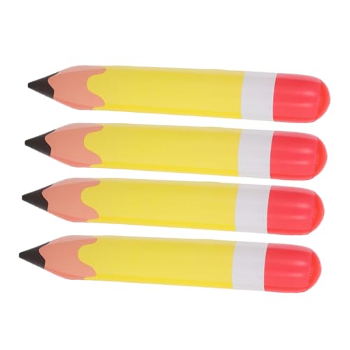 HOODANCOS 4 Stück Giant Pencil Balloons Aufblasbare Bleistifte für Geburtstagsfeiern und Klassenzimmerdekoration PVC Leicht Realistische Details Vielseitig Einsetzbar HOODANCOS 4 Stück Giant Pencil Balloons Aufblasbare Bleistifte für Geburtstagsfeiern und Klassenzimmerdekoration PVC Leicht Realistische Details Vielseitig Einsetzbar von HOODANCOS