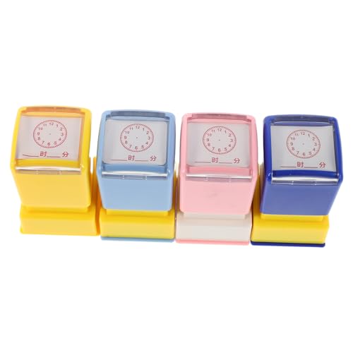 HOODANCOS 4 Stück Lehruhren Für Spielzeugstempel Für Kinderspielzeug Kinderstempel Lehrstempel Stempel Für Klassenzimmer Uhr Lehrmittel Kinderuhrstempel Uhrendichtungen Aus HOODANCOS 4 Stück Lehruhren Für Spielzeugstempel Für Kinderspielzeug Kinderstempel Lehrstempel Stempel Für Klassenzimmer Uhr Lehrmittel Kinderuhrstempel Uhrendichtungen Aus von HOODANCOS