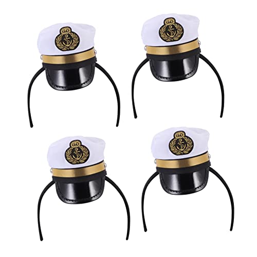 HOODANCOS 4 Stück Matrosenhüte Haarschmuck für Einzigartige Kopfbedeckung für Cosplay und Auftritte Kreatives Design für Partys und Besondere Anlässe HOODANCOS 4 Stück Matrosenhüte Haarschmuck für Einzigartige Kopfbedeckung für Cosplay und Auftritte Kreatives Design für Partys und Besondere Anlässe von HOODANCOS