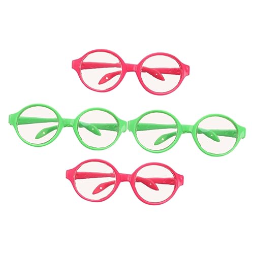 HOODANCOS 4 Stück Mini Brillen Mini Brillen Stilvolle Brillen Requisiten Glasspielzeug Winzige Brillen Miniatur Brillen Requisiten Brillen Bezaubernde Mini Sonnenbrillen HOODANCOS 4 Stück Mini Brillen Mini Brillen Stilvolle Brillen Requisiten Glasspielzeug Winzige Brillen Miniatur Brillen Requisiten Brillen Bezaubernde Mini Sonnenbrillen von HOODANCOS
