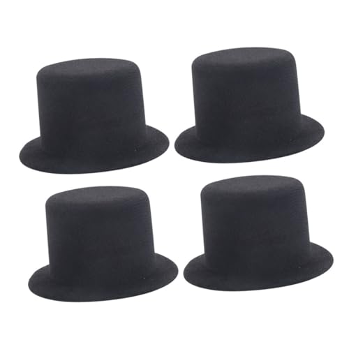 HOODANCOS 4 Stück Mini Hut Schwarz DIY Hüte Miniatur Schwarze Hüte Zylinder Requisite Winzige Zylinder Dekorationen Haar Accessoire Hüte Winzige Hüte Dekoration Miniatur Zylinder Winzige HOODANCOS 4 Stück Mini Hut Schwarz DIY Hüte Miniatur Schwarze Hüte Zylinder Requisite Winzige Zylinder Dekorationen Haar Accessoire Hüte Winzige Hüte Dekoration Miniatur Zylinder Winzige von HOODANCOS