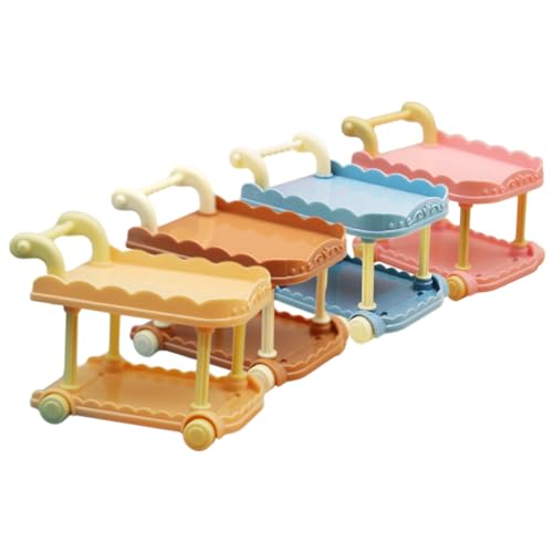 HOODANCOS 4 Stück Mini Speisewagen Modell Miniatur Puppenhaus Möbelwagen Mini Tisch Puppenhaus Dekoration Mini Küchendekor Dekoratives Mini Hausdekor Mini Basteldekor Kunststoff HOODANCOS 4 Stück Mini Speisewagen Modell Miniatur Puppenhaus Möbelwagen Mini Tisch Puppenhaus Dekoration Mini Küchendekor Dekoratives Mini Hausdekor Mini Basteldekor Kunststoff von HOODANCOS