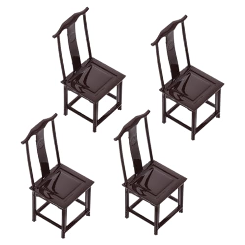 HOODANCOS 4 Stück Mini Vintage Chairs Retro Puppenhaus Möbel Dekorative Miniatur Stühle für DIY Projekte für Puppenhaus Einrichtung und Kreative Fotografie HOODANCOS 4 Stück Mini Vintage Chairs Retro Puppenhaus Möbel Dekorative Miniatur Stühle für DIY Projekte für Puppenhaus Einrichtung und Kreative Fotografie von HOODANCOS
