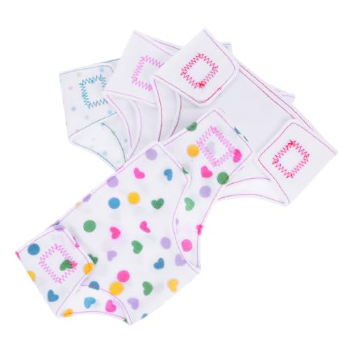 HOODANCOS 4 Stück Puppenwindeln für Große Puppen Wiederverwendbare Unterwäsche für Rollenspiele Partys und Kreative Verkleidung HOODANCOS 4 Stück Puppenwindeln für Große Puppen Wiederverwendbare Unterwäsche für Rollenspiele Partys und Kreative Verkleidung von HOODANCOS