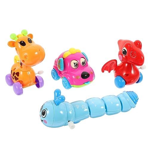 HOODANCOS 4 Stück Teiliges Aufziehspielzeug für Bunte Tierförmige Spielzeuge Dino Hund Giraffe für Geburtstagsfeiern und Ostern Fördert Kreativität und Spaß Zufällige Farbe Zufällige Farbe HOODANCOS 4 Stück Teiliges Aufziehspielzeug für Bunte Tierförmige Spielzeuge Dino Hund Giraffe für Geburtstagsfeiern und Ostern Fördert Kreativität und Spaß Zufällige Farbe Zufällige Farbe von HOODANCOS