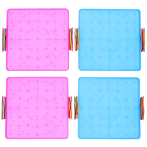 HOODANCOS 4 Stück Teiliges Geoboard für Kunststoff Nagelbrett zur Geometrischer Formen und Mathematik Zufälligen Farben Lernwerkzeug für Grundschule Zufällige Farbe Zufällige Farbe HOODANCOS 4 Stück Teiliges Geoboard für Kunststoff Nagelbrett zur Geometrischer Formen und Mathematik Zufälligen Farben Lernwerkzeug für Grundschule Zufällige Farbe Zufällige Farbe von HOODANCOS