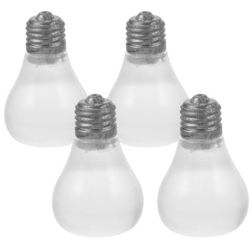 HOODANCOS 4 Stück Teiliges Glow in The Dark Quetschspielzeug im Lampenformat Weiche Lichtbirnen Squeeze Bälle für Kinderzimmerdekoration Entspannendes für Jungen von HOODANCOS