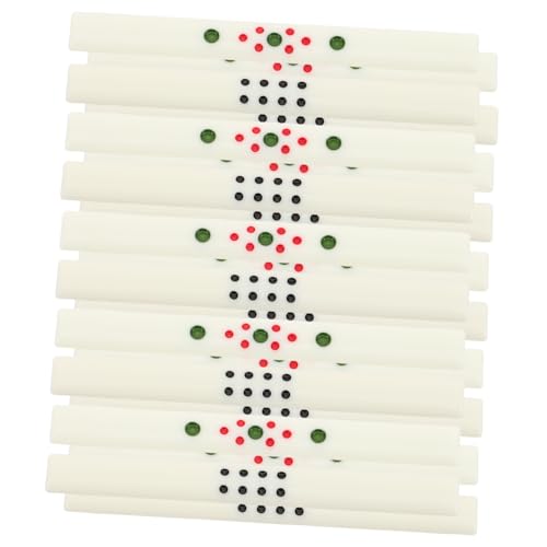 HOODANCOS 44 Stück Mahjong Zubehör Punktestangen für Traditionelle Chinesische Tischspiele Kompatibel mit Mahjong Tischen Elegantes Design und Verarbeitung für Familienunterhaltung HOODANCOS 44 Stück Mahjong Zubehör Punktestangen für Traditionelle Chinesische Tischspiele Kompatibel mit Mahjong Tischen Elegantes Design und Verarbeitung für Familienunterhaltung von HOODANCOS