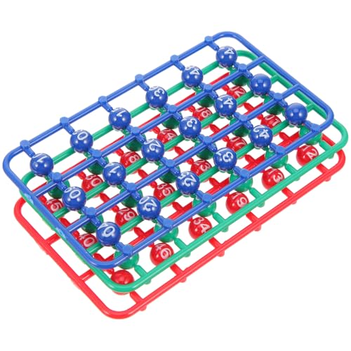 HOODANCOS 49 Stück Bunte Bingo Kugeln für Lotteriespiele Kleine Party Spielkugeln für Gewinnspiele und Festliche Anlässe Platzsparend und Tragbar aus Robustem Gefertigt von HOODANCOS