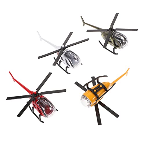HOODANCOS 4Stücke Flugzeug Modellset Teiliges Flugzeug Dekoration aus Metall Realistische Hubschrauber Spielzeuge für Jungen für Hausdeko und HOODANCOS 4Stücke Flugzeug Modellset Teiliges Flugzeug Dekoration aus Metall Realistische Hubschrauber Spielzeuge für Jungen für Hausdeko und von HOODANCOS