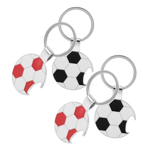 HOODANCOS 4Stücke Fußball Schlüsselanhänger Flaschenöffner Langlebig und Tragbar für Praktische Schlüsselanhänger für Rucksack und Partydekoration HOODANCOS 4Stücke Fußball Schlüsselanhänger Flaschenöffner Langlebig und Tragbar für Praktische Schlüsselanhänger für Rucksack und Partydekoration von HOODANCOS