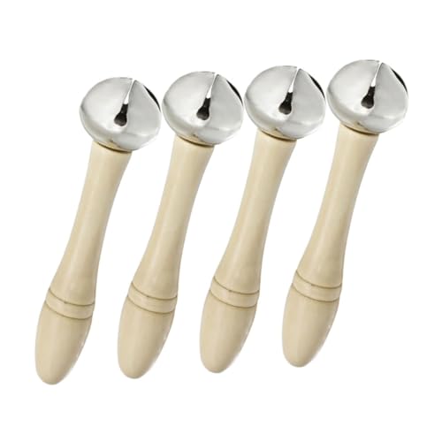HOODANCOS 4Stücke Handglocke Ergonomisches Design Musikspielzeug für Partys und Sicher und Langlebig Perfektes Schlaginstrument für Rhythmusgefühl HOODANCOS 4Stücke Handglocke Ergonomisches Design Musikspielzeug für Partys und Sicher und Langlebig Perfektes Schlaginstrument für Rhythmusgefühl von HOODANCOS