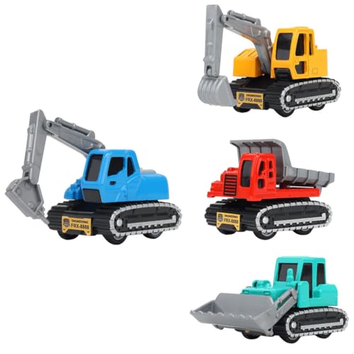 HOODANCOS 4Stücke Rückziehspielzeug Alloy Bagger und Baustellenfahrzeuge für Kreative Spielstunden Geburtstags HOODANCOS 4Stücke Rückziehspielzeug Alloy Bagger und Baustellenfahrzeuge für Kreative Spielstunden Geburtstags von HOODANCOS