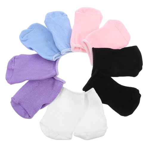 HOODANCOS 5 Paare Puppensocken für Puppen für Rollenspiele Puppenbekleidungszubehör HOODANCOS 5 Paare Puppensocken für Puppen für Rollenspiele Puppenbekleidungszubehör von HOODANCOS