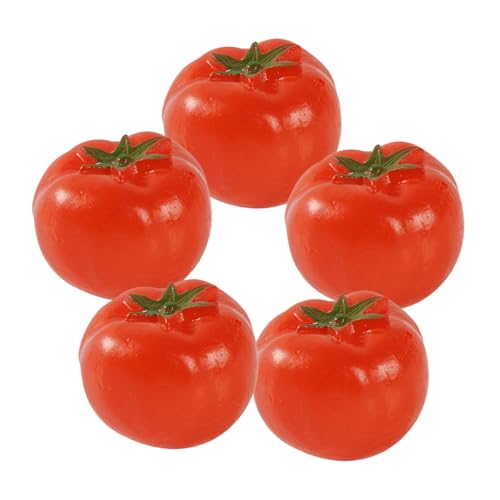 HOODANCOS 5stücke Künstliche Mini-Tomaten Simulation Miniatur-tomatenmodelle Puppenhaus-fruchtmodelle Künstliche Mini-früchte Obstmodell-Requisite HOODANCOS 5stücke Künstliche Mini-Tomaten Simulation Miniatur-tomatenmodelle Puppenhaus-fruchtmodelle Künstliche Mini-früchte Obstmodell-Requisite von HOODANCOS