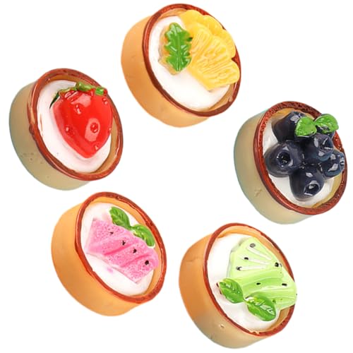 HOODANCOS Künstlicher Kleiner Kuchen 5 Stücke Realistische Cupcake Modelle aus Harz für Kuchendekoration Fotorequisiten und Dessertläden HOODANCOS Künstlicher Kleiner Kuchen 5 Stücke Realistische Cupcake Modelle aus Harz für Kuchendekoration Fotorequisiten und Dessertläden von HOODANCOS