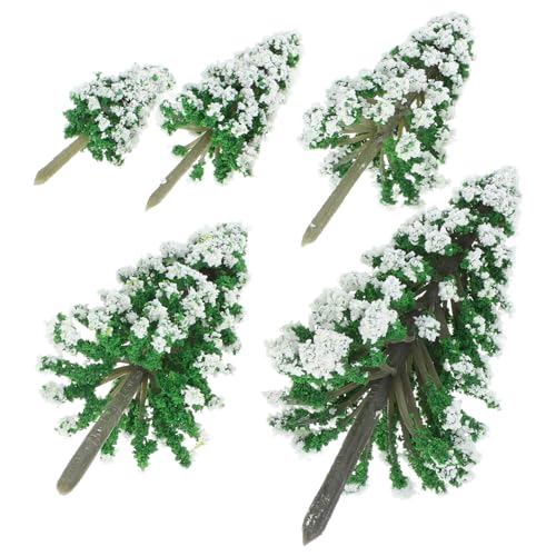 HOODANCOS 5 Stück Sandtischmodell Für Den BAU Mini-landschaftsdekor Baummodell Mini-sandtisch-Modell Modellbäume Sandtisch DIY Modell Plastikbaum Miniaturbäume Zum Basteln Abs Green HOODANCOS 5 Stück Sandtischmodell Für Den BAU Mini-landschaftsdekor Baummodell Mini-sandtisch-Modell Modellbäume Sandtisch DIY Modell Plastikbaum Miniaturbäume Zum Basteln Abs Green von HOODANCOS