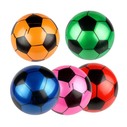 HOODANCOS 5 Stück Teiliges Aufblasbares Fußball für PVC Material Leicht Aufzupumpen Interaktiver Outdoor und Indoor Spaß Bunte Farben für Spiel und Sport Zufällige Farbe Zufällige Farbe HOODANCOS 5 Stück Teiliges Aufblasbares Fußball für PVC Material Leicht Aufzupumpen Interaktiver Outdoor und Indoor Spaß Bunte Farben für Spiel und Sport Zufällige Farbe Zufällige Farbe von HOODANCOS