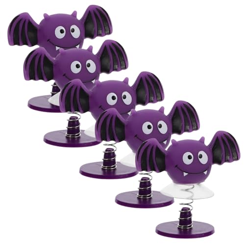HOODANCOS 5 Stück Teiliges Halloween Sprungspielzeug Lustige Springende Fledermäuse Partygeschenke für Spaßige Tischspielzeuge für Halloween Feiern und Feste HOODANCOS 5 Stück Teiliges Halloween Sprungspielzeug Lustige Springende Fledermäuse Partygeschenke für Spaßige Tischspielzeuge für Halloween Feiern und Feste von HOODANCOS