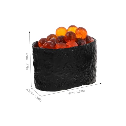 HOODANCOS 5 Stück Teiliges Sushi Spielset Simulation Food Realistische Japanische Sushi Modelle Langlebig Pflegeleicht für Küche Party Dekoration Geburtstagsfeier HOODANCOS 5 Stück Teiliges Sushi Spielset Simulation Food Realistische Japanische Sushi Modelle Langlebig Pflegeleicht für Küche Party Dekoration Geburtstagsfeier von HOODANCOS