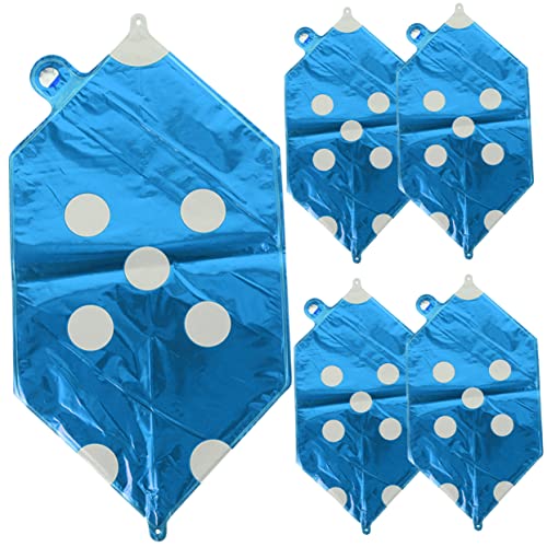 HOODANCOS 5 Stück Würfelballons Themen Dekoration für Partys Geburtstagsfeiern und Spieleabende Blau Hintergrunddekoration für Männer HOODANCOS 5 Stück Würfelballons Themen Dekoration für Partys Geburtstagsfeiern und Spieleabende Blau Hintergrunddekoration für Männer von HOODANCOS