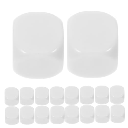 HOODANCOS 50 Stück Blanko Würfel aus Acryl für DIY Brettspiele Glatte Oberfläche Kreative Anpassungsmöglichkeiten für Rollenspiele und Bastelprojekte HOODANCOS 50 Stück Blanko Würfel aus Acryl für DIY Brettspiele Glatte Oberfläche Kreative Anpassungsmöglichkeiten für Rollenspiele und Bastelprojekte von HOODANCOS