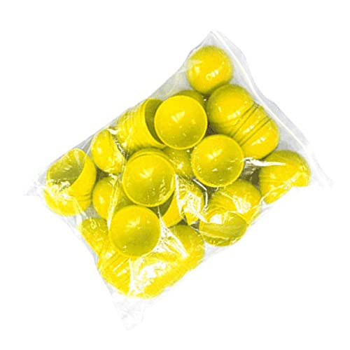 HOODANCOS 50 Stück Bunte Aktivitätslotteriebälle Durchmesser Gelb Leichte und Hohle Spielbälle für Partys und Veranstaltungen für Tombola und Spiele von HOODANCOS