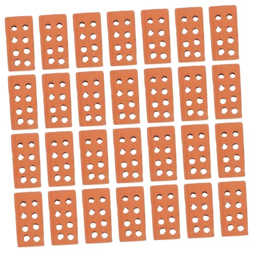 HOODANCOS 50 Stück Mini Dekorsteine Für Garten Spielzeugziegel Miniatur Baumaterial Miniatur Miniatur Simulationsziegel Modellziegel Puppenhaus Bausteine Hellbrauner HOODANCOS 50 Stück Mini Dekorsteine Für Garten Spielzeugziegel Miniatur Baumaterial Miniatur Miniatur Simulationsziegel Modellziegel Puppenhaus Bausteine Hellbrauner von HOODANCOS