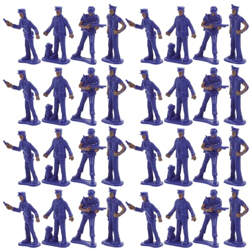 HOODANCOS 50 Stück Polizeifiguren Realistische Modellfiguren für Sandtisch Dekoration Ergänzung für Dioramen und Kreative Projekte aus Langlebigem Gefertigt HOODANCOS 50 Stück Polizeifiguren Realistische Modellfiguren für Sandtisch Dekoration Ergänzung für Dioramen und Kreative Projekte aus Langlebigem Gefertigt von HOODANCOS
