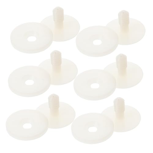 HOODANCOS 50 Stück Puppengelenke für DIY Puppenbau Kunststoff Gelenke für Bewegliche Puppen Vielseitige Unterlegscheiben für Teddybären und Spielzeugprojekte HOODANCOS 50 Stück Puppengelenke für DIY Puppenbau Kunststoff Gelenke für Bewegliche Puppen Vielseitige Unterlegscheiben für Teddybären und Spielzeugprojekte von HOODANCOS