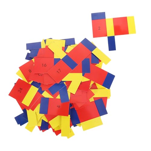 HOODANCOS 54 Blatt Rechteckprisma Entfaltungsdiagramm Lehrmittel für Demonstrationstool zur Flächenberechnung und Experimente Physik Vielseitige Lernhilfe für Unterricht von HOODANCOS