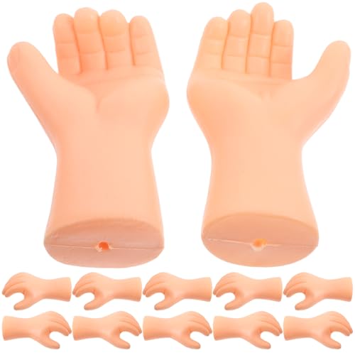 HOODANCOS 6 Paare Puppenhände Realistische Hand Zubehör für DIY Puppenherstellung Flexibles Miniaturzubehör Authentische Körperteile für Puppen Kreative Bastelkomponenten HOODANCOS 6 Paare Puppenhände Realistische Hand Zubehör für DIY Puppenherstellung Flexibles Miniaturzubehör Authentische Körperteile für Puppen Kreative Bastelkomponenten von HOODANCOS