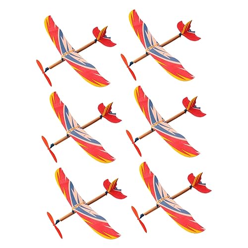 HOODANCOS 6 Stück Selbstgemacht Flugzeug Spielzeug Für Kinder Handgemachtes Segelflugzeug Pädagogisches Lernspielzeug Kreatives Bastelspielzeug Für Outdoor Spaß Und Aktivitäten HOODANCOS 6 Stück Selbstgemacht Flugzeug Spielzeug Für Kinder Handgemachtes Segelflugzeug Pädagogisches Lernspielzeug Kreatives Bastelspielzeug Für Outdoor Spaß Und Aktivitäten von HOODANCOS