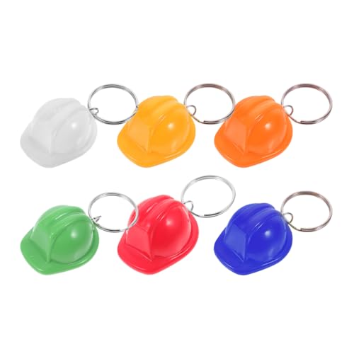 HOODANCOS 6 Stück Mini Bauhelm Schlüsselanhänger Farbige Sicherheitshelme für Kindergeburtstage Bau Events und Kreative für Ingenieure und Bauenthusiasten HOODANCOS 6 Stück Mini Bauhelm Schlüsselanhänger Farbige Sicherheitshelme für Kindergeburtstage Bau Events und Kreative für Ingenieure und Bauenthusiasten von HOODANCOS