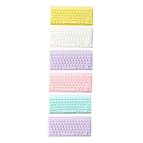 HOODANCOS 6 Stück Miniatur Tastatur Charms Realistische DIY Dekoration für Schmuck Puppenhaus Schlüsselanhänger Langlebige Harzmaterialien Farbbeständig und Leicht HOODANCOS 6 Stück Miniatur Tastatur Charms Realistische DIY Dekoration für Schmuck Puppenhaus Schlüsselanhänger Langlebige Harzmaterialien Farbbeständig und Leicht von HOODANCOS