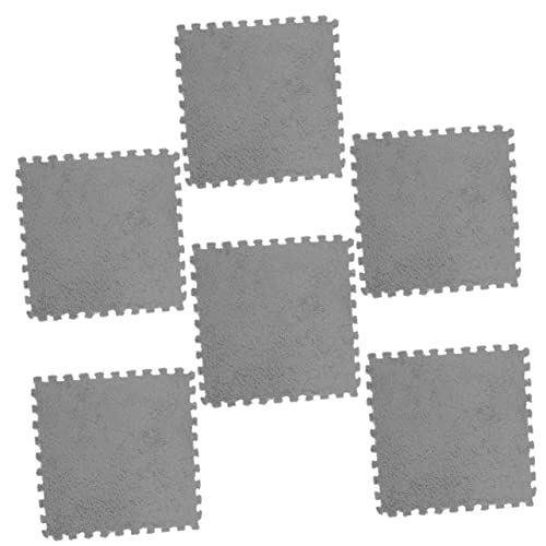HOODANCOS 6 Stück Puzzlematten für Weiche Eva Spielmatte rutschfest für Krabbeln und Bodenschutz von HOODANCOS