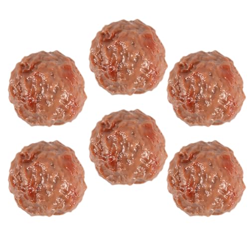HOODANCOS 6 Stück Realistische Teiliges Künstliche Rindfleischbällchen aus PVC Simulationsfleisch für Dekoration Fotografie und Requisiten Langlebig und Farbenfroh HOODANCOS 6 Stück Realistische Teiliges Künstliche Rindfleischbällchen aus PVC Simulationsfleisch für Dekoration Fotografie und Requisiten Langlebig und Farbenfroh von HOODANCOS