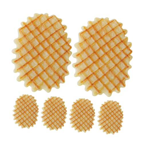 HOODANCOS 6 Stück Teiliges Dekorative Fake Waffeln Realistische Waffelmodelle für Küchen Dekoration und Restaurant Displays Kreative Requisiten zur Lebensmittelpräsentation HOODANCOS 6 Stück Teiliges Dekorative Fake Waffeln Realistische Waffelmodelle für Küchen Dekoration und Restaurant Displays Kreative Requisiten zur Lebensmittelpräsentation von HOODANCOS