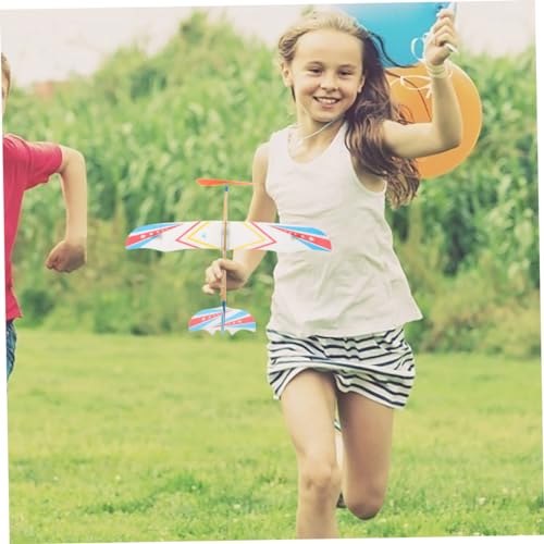 HOODANCOS 6 Stück Teiliges Gummiband Flugzeugmodelle Langlebige Kleine Segelflugzeuge aus Robustem Material für Outdoor Spiel Spannende Flugzeugrennen HOODANCOS 6 Stück Teiliges Gummiband Flugzeugmodelle Langlebige Kleine Segelflugzeuge aus Robustem Material für Outdoor Spiel Spannende Flugzeugrennen von HOODANCOS