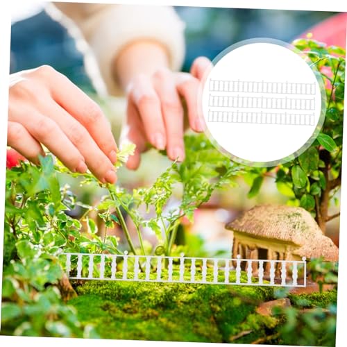 HOODANCOS 6 Stück Teiliges Miniatur Zaunset Retro Gartenzaun Modell Realistische Handläufe für Puppenhaus DIY Mikro Landschaftsbau Geeignet als Miniatur Dekoration und Pflanzkübel Ornament von HOODANCOS