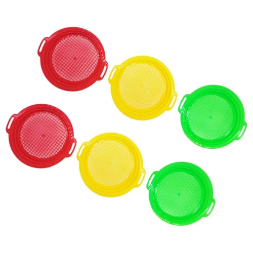 HOODANCOS 6 Stück Teiliges Sandspielzeug für Handgehaltene Sandsiebe für Strand und Outdoor Spiele Fördert Kreativität und Leicht und Tragbar HOODANCOS 6 Stück Teiliges Sandspielzeug für Handgehaltene Sandsiebe für Strand und Outdoor Spiele Fördert Kreativität und Leicht und Tragbar von HOODANCOS