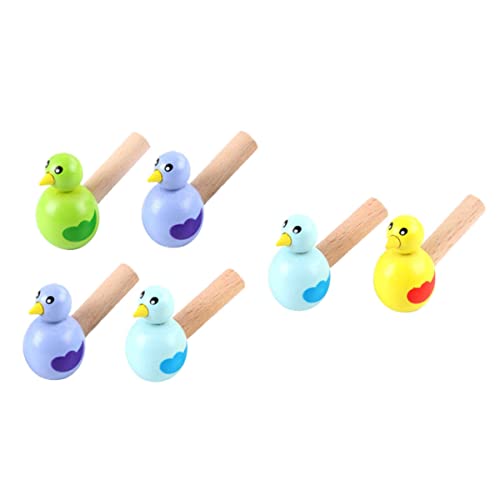 HOODANCOS 6 Stück Tierdesign Pfeifen Lustige Holzspielzeuge für Mitgebsel oder Partybedarf Fördert Musikalität und Kreativität Zufällige Farbe Zufällige Farbe von HOODANCOS