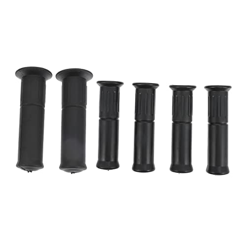 HOODANCOS 6 Stück Trolley Griffhüllen Teiliges Schwarze Gummibeschichtung für Einkaufswagen rutschfest und Schützend für Komfortables und Tragen HOODANCOS 6 Stück Trolley Griffhüllen Teiliges Schwarze Gummibeschichtung für Einkaufswagen rutschfest und Schützend für Komfortables und Tragen von HOODANCOS