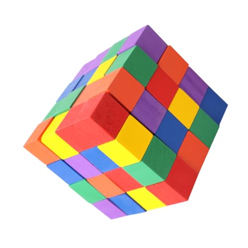 HOODANCOS 60 Stück Bunte Holzwürfel Geometrische Bauklötze für Fördert Kreativität und Farbverständnis aus Natürlichem Holz Sicher und Langlebig HOODANCOS 60 Stück Bunte Holzwürfel Geometrische Bauklötze für Fördert Kreativität und Farbverständnis aus Natürlichem Holz Sicher und Langlebig von HOODANCOS