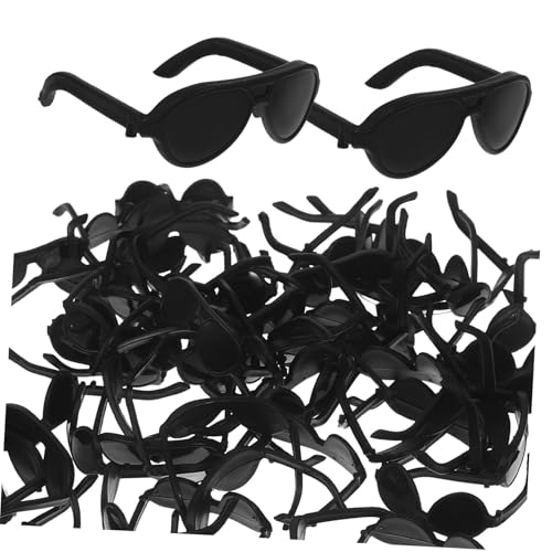 HOODANCOS 60 Stück Mini Sonnenbrillen für Puppen DIY Puppenzubehör aus Kunststoff für Kreative Rollenspiele und Bastelprojekte für Puppenliebhaber HOODANCOS 60 Stück Mini Sonnenbrillen für Puppen DIY Puppenzubehör aus Kunststoff für Kreative Rollenspiele und Bastelprojekte für Puppenliebhaber von HOODANCOS